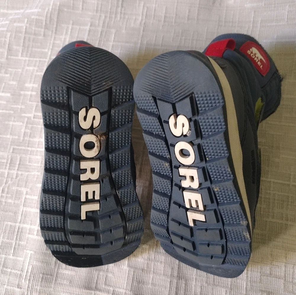 Sorel Toddlers Whitney II Strap Boot Snow Uniform Blue Cherrybomb 11